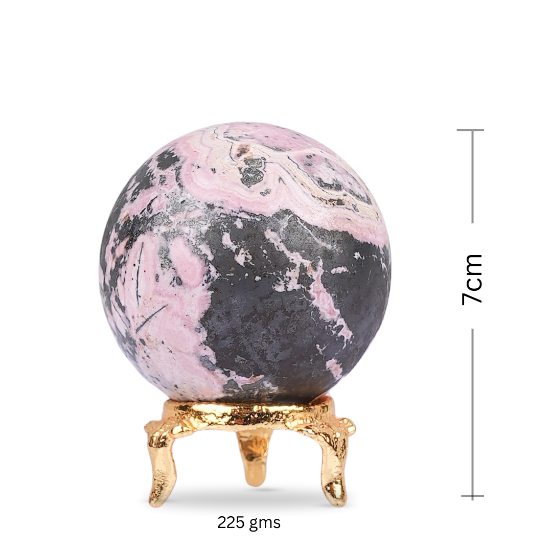 Rhodonite Sphere/Ball - Gemsmantra