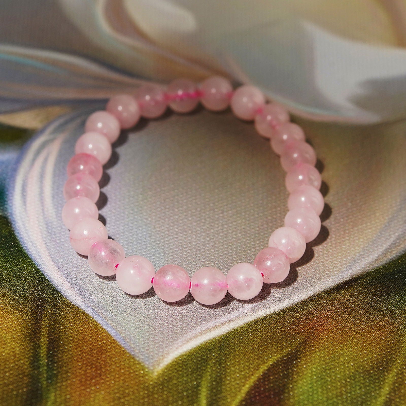 Rose Quartz Bracelet - Gemsmantra