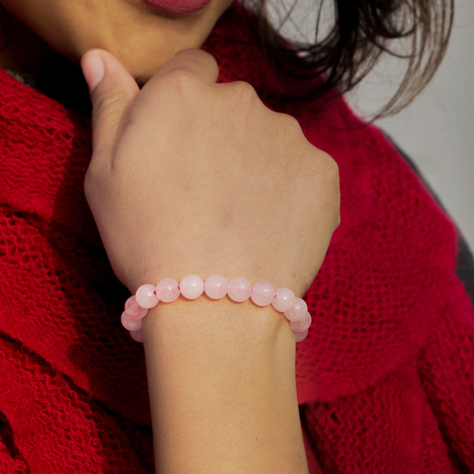 Rose Quartz Bracelet - Gemsmantra