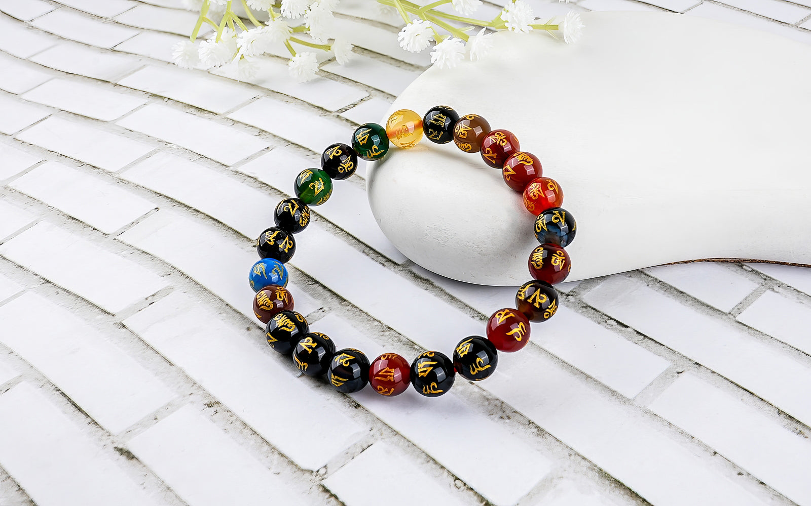 Multi Om Mani Bracelet