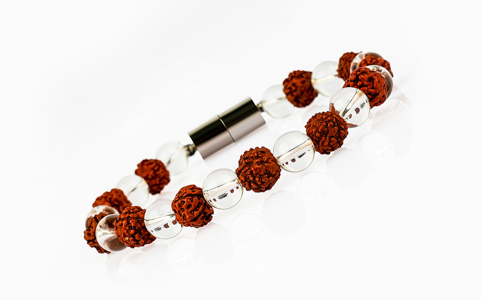 Rudraksha Crystal Magnetic Bracelet