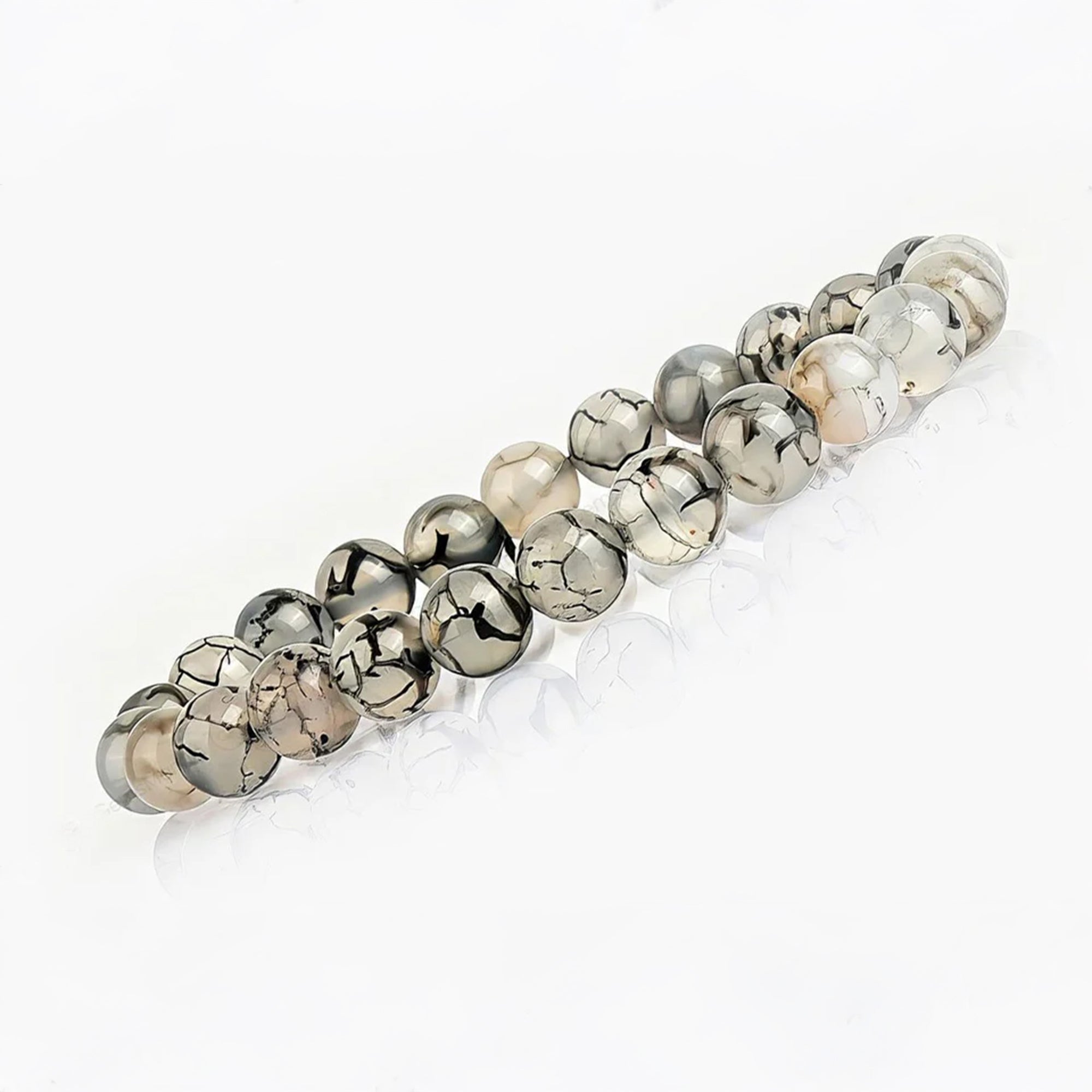 Dragon Vein Agate Bracelet – Strength & Inner Balance
