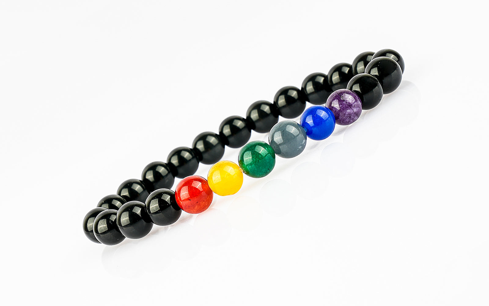 7 Chakra Agate Bracelet