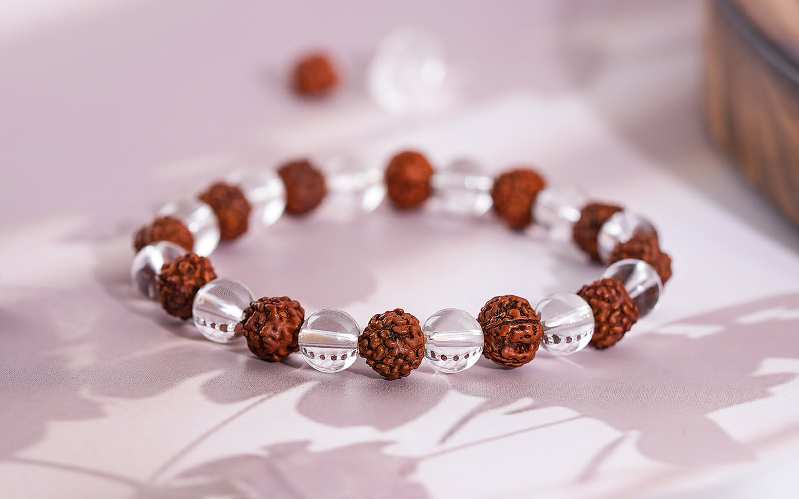 Rudraksha Crystal Bracelet