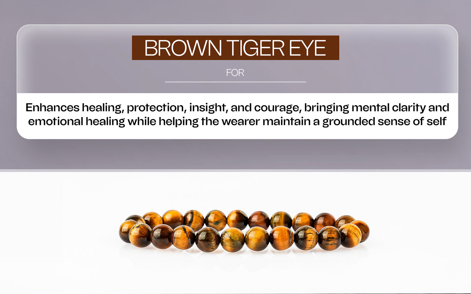 Brown Tiger Eye Bracelet