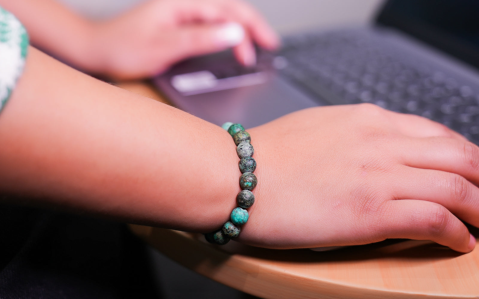 African Turquoise Bracelet