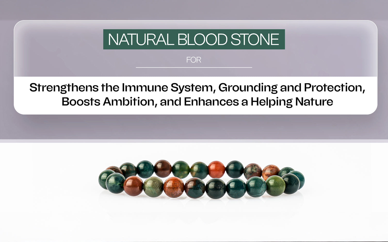 Bloodstone Bracelet