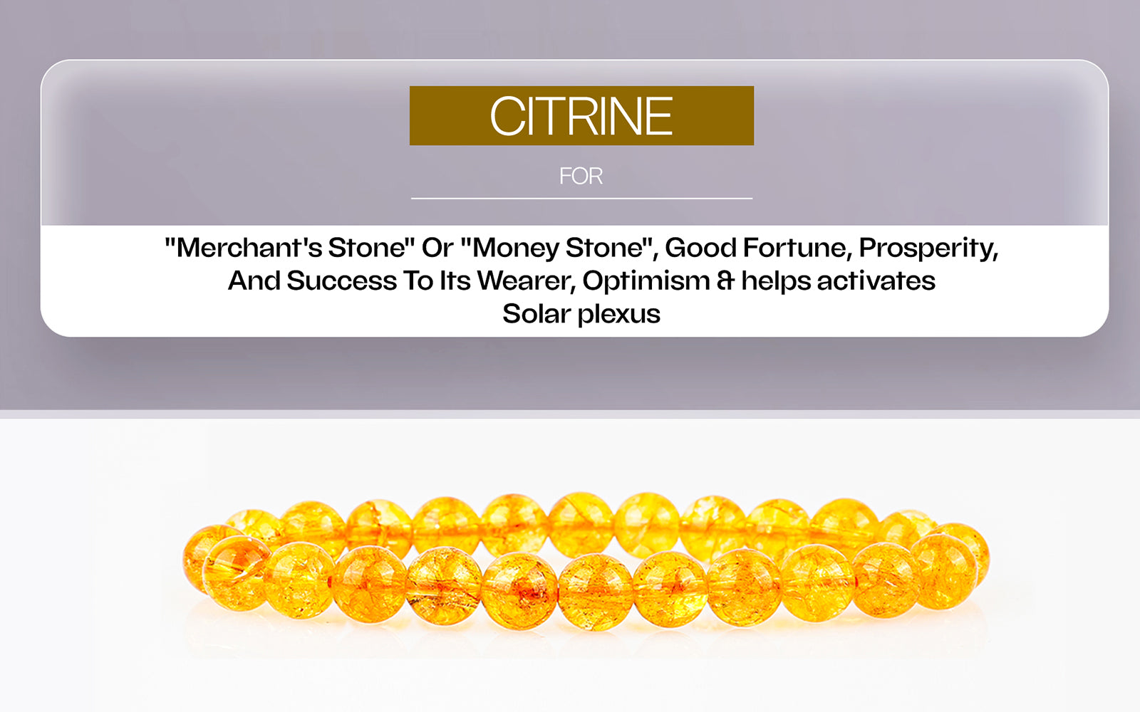 Citrine Bracelet