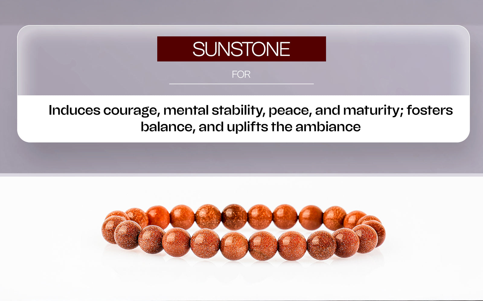 Sunstone Bracelet