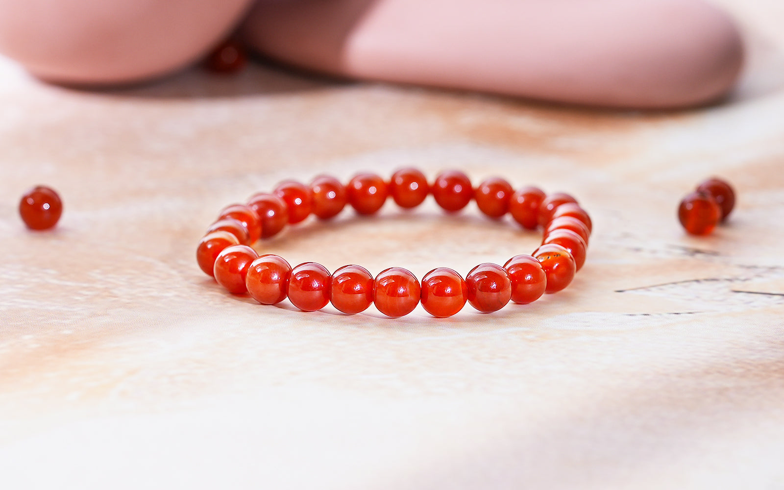 Natural Carnelian Bracelet