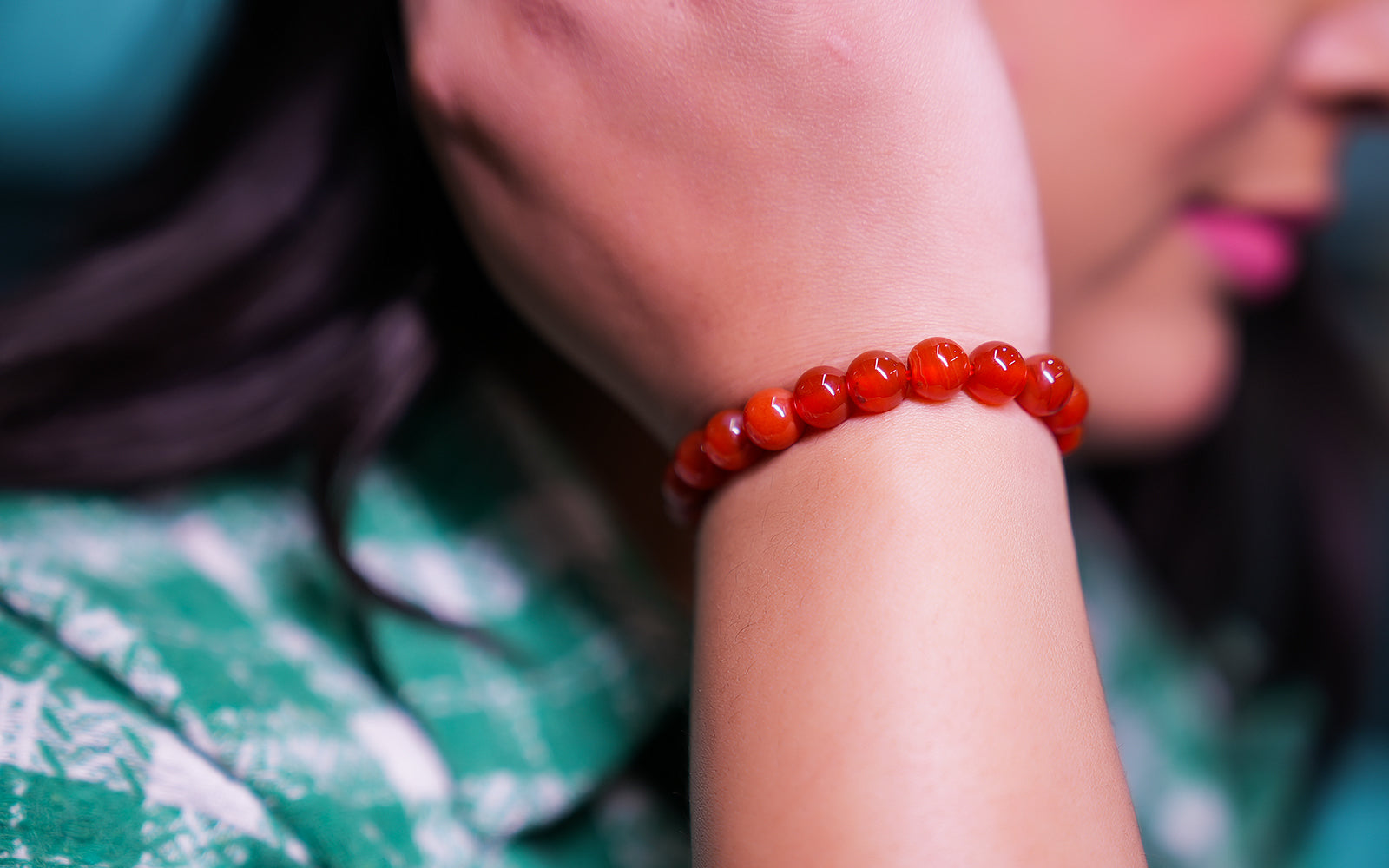 Natural Carnelian Bracelet