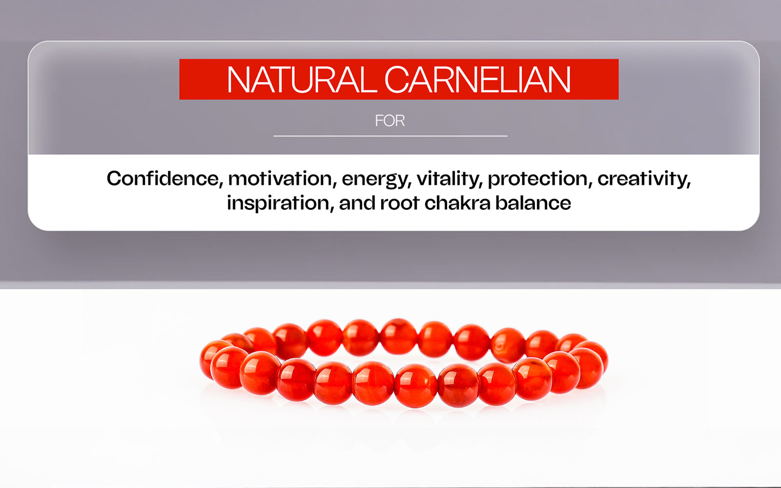 Natural Carnelian Bracelet