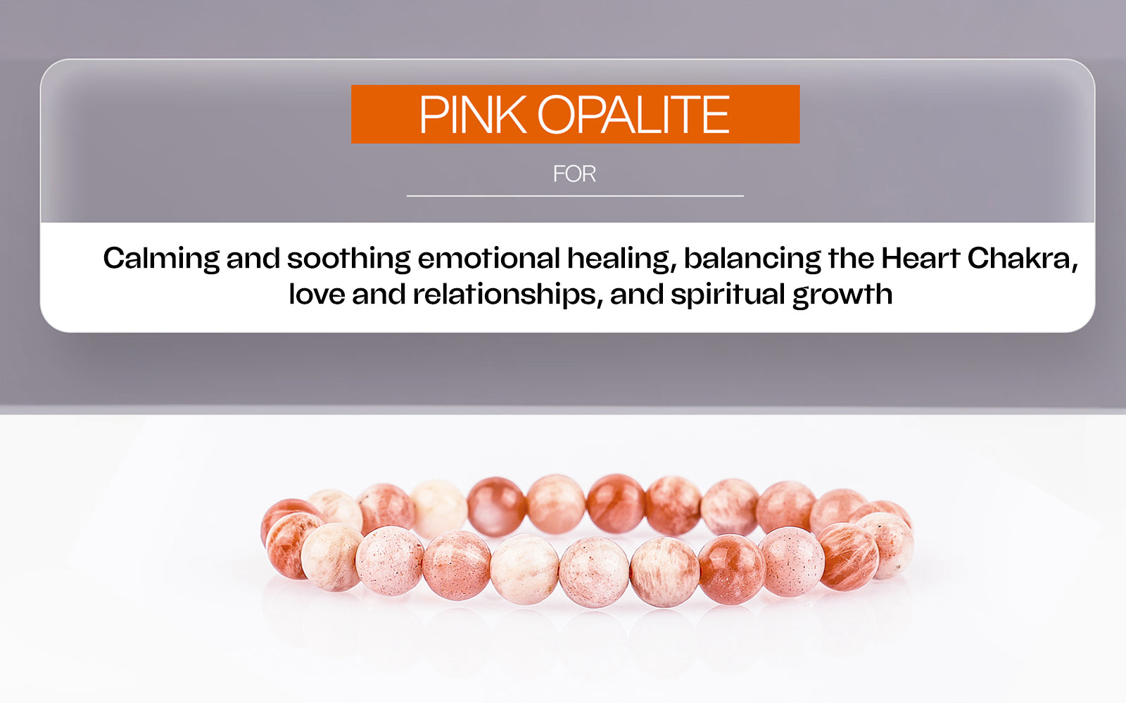 Opalite Pink Bracelet