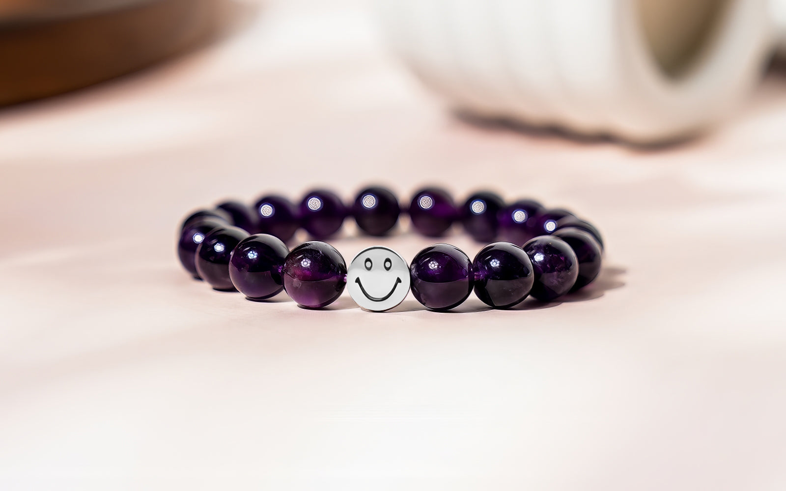 Smile Bracelet  Energized Amethyst