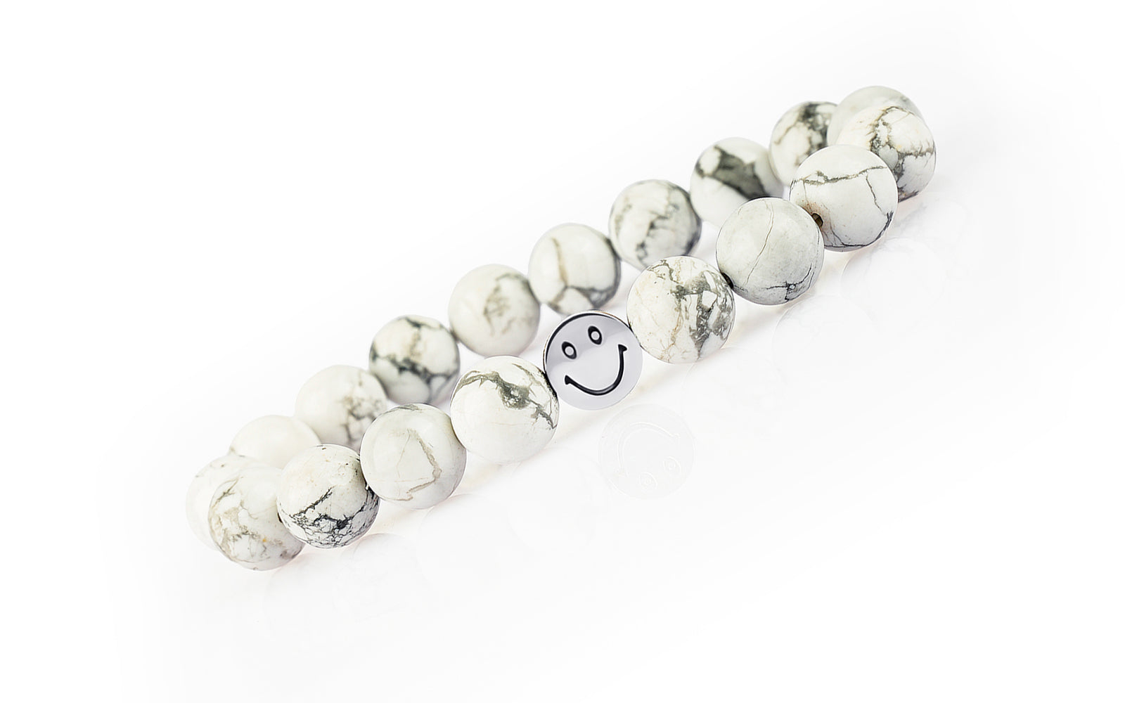 Smile Bracelet  Howlite