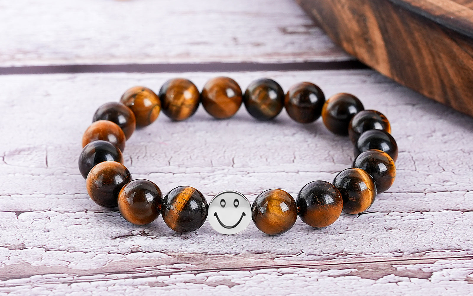 Smile Bracelet   Tiger Eye