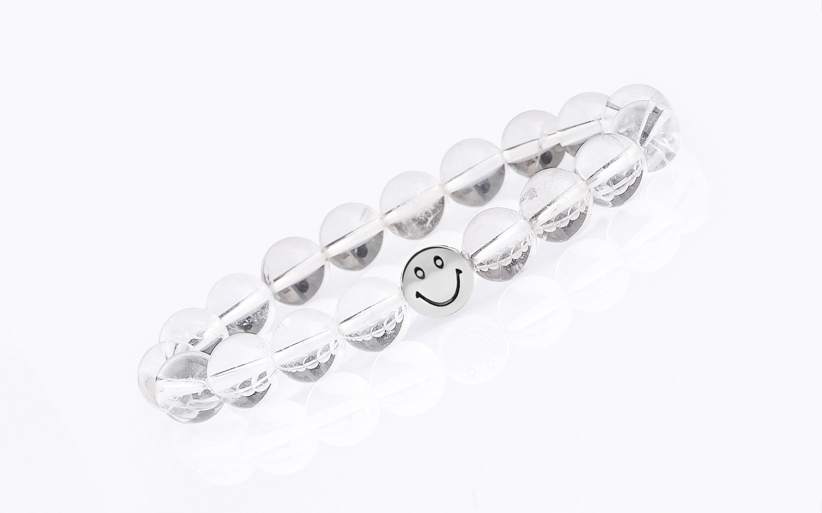 Smile Bracelet  Clear Quartz