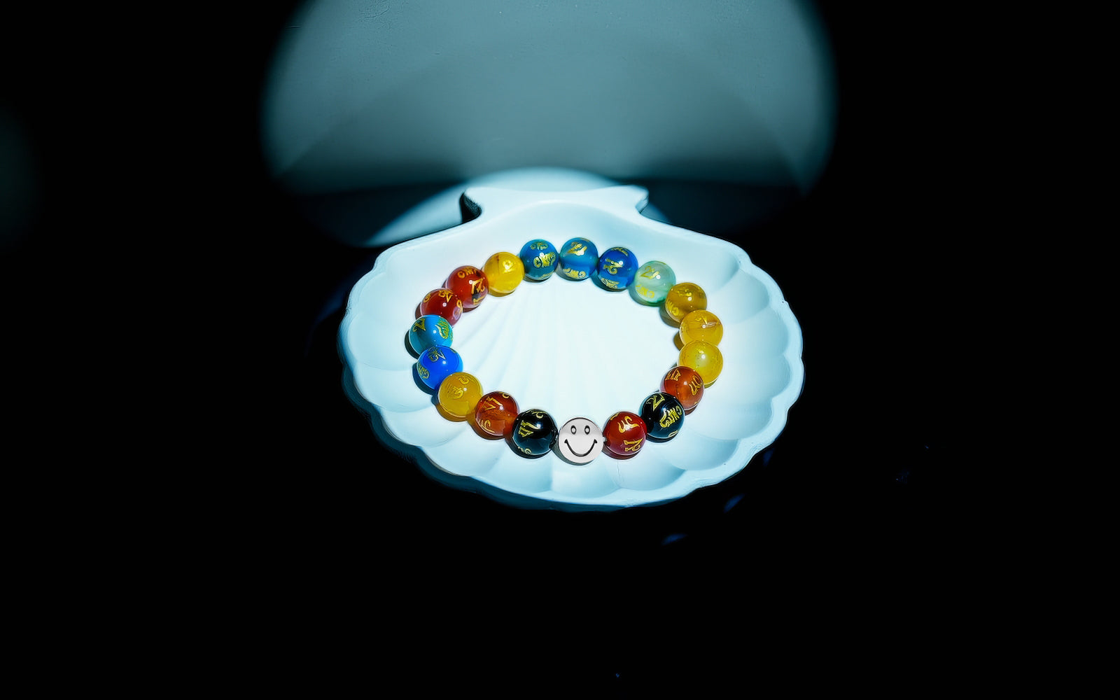 Smile Bracelet  Multi Om Mani