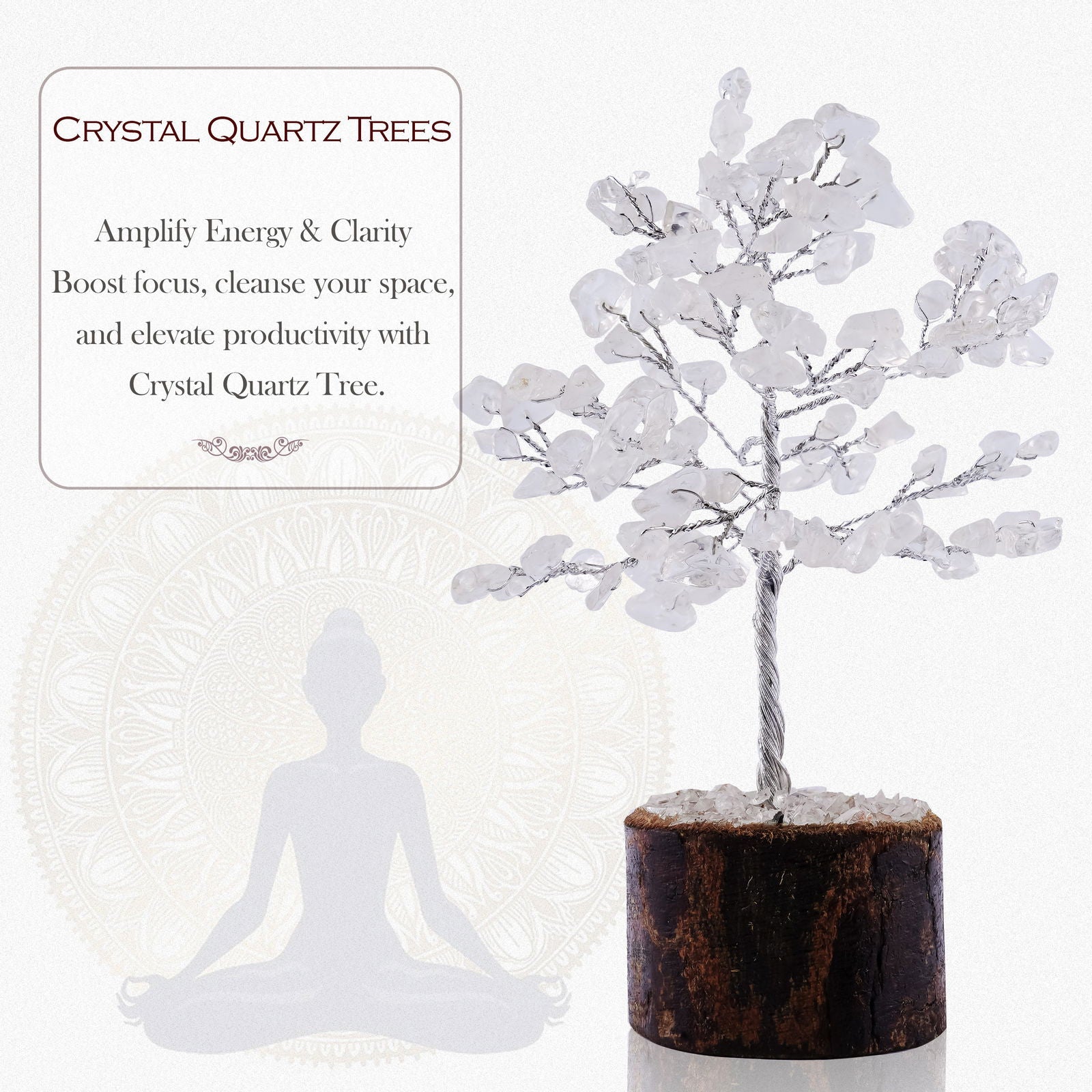 Small Crystal Quartz Tree - Gemsmantra