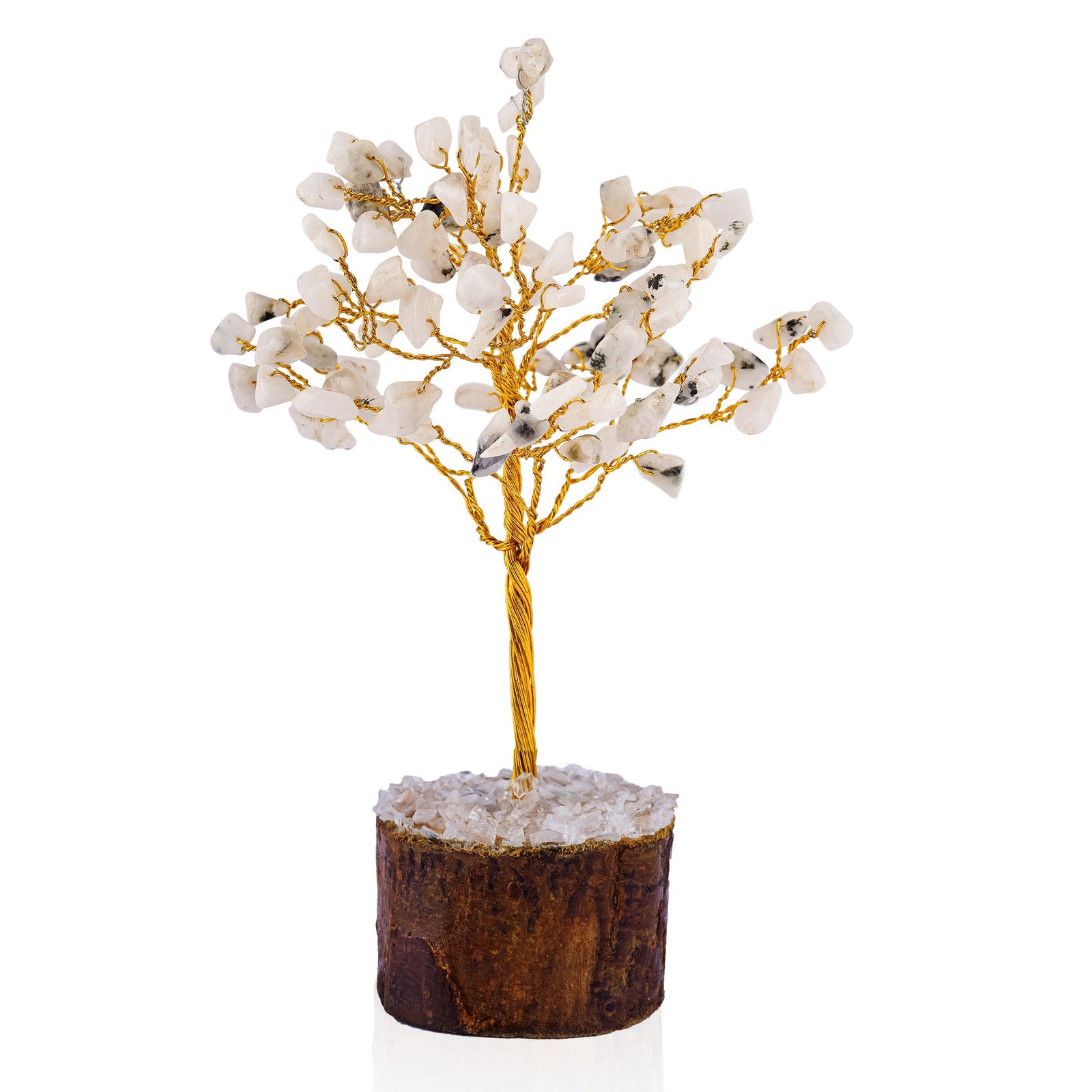 Small Rainbow Moonstone Crystal Tree - Gemsmantra