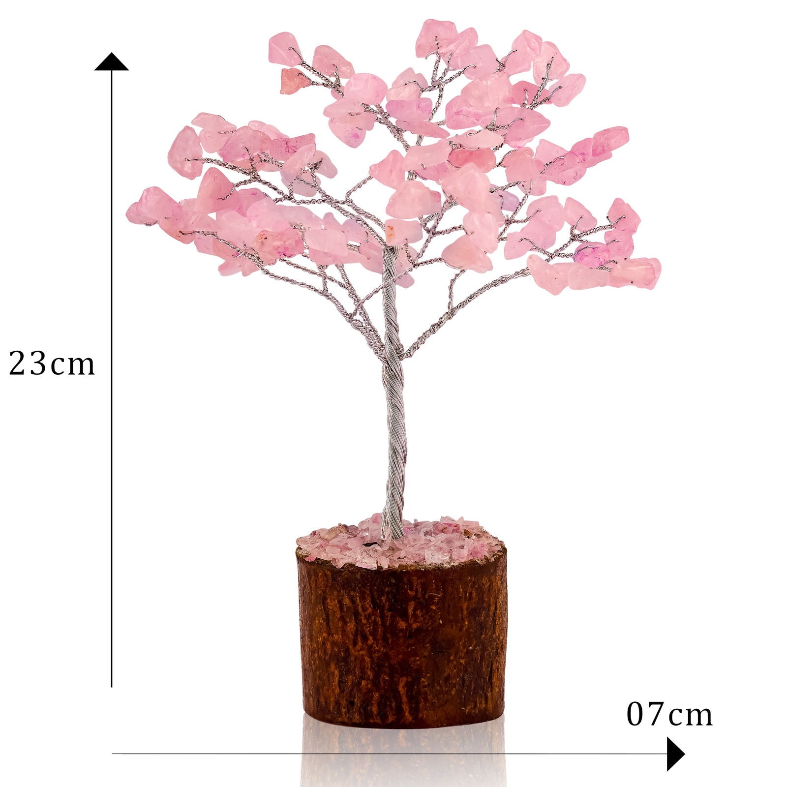 Small Rose-quartz Crystal Tree - Gemsmantra