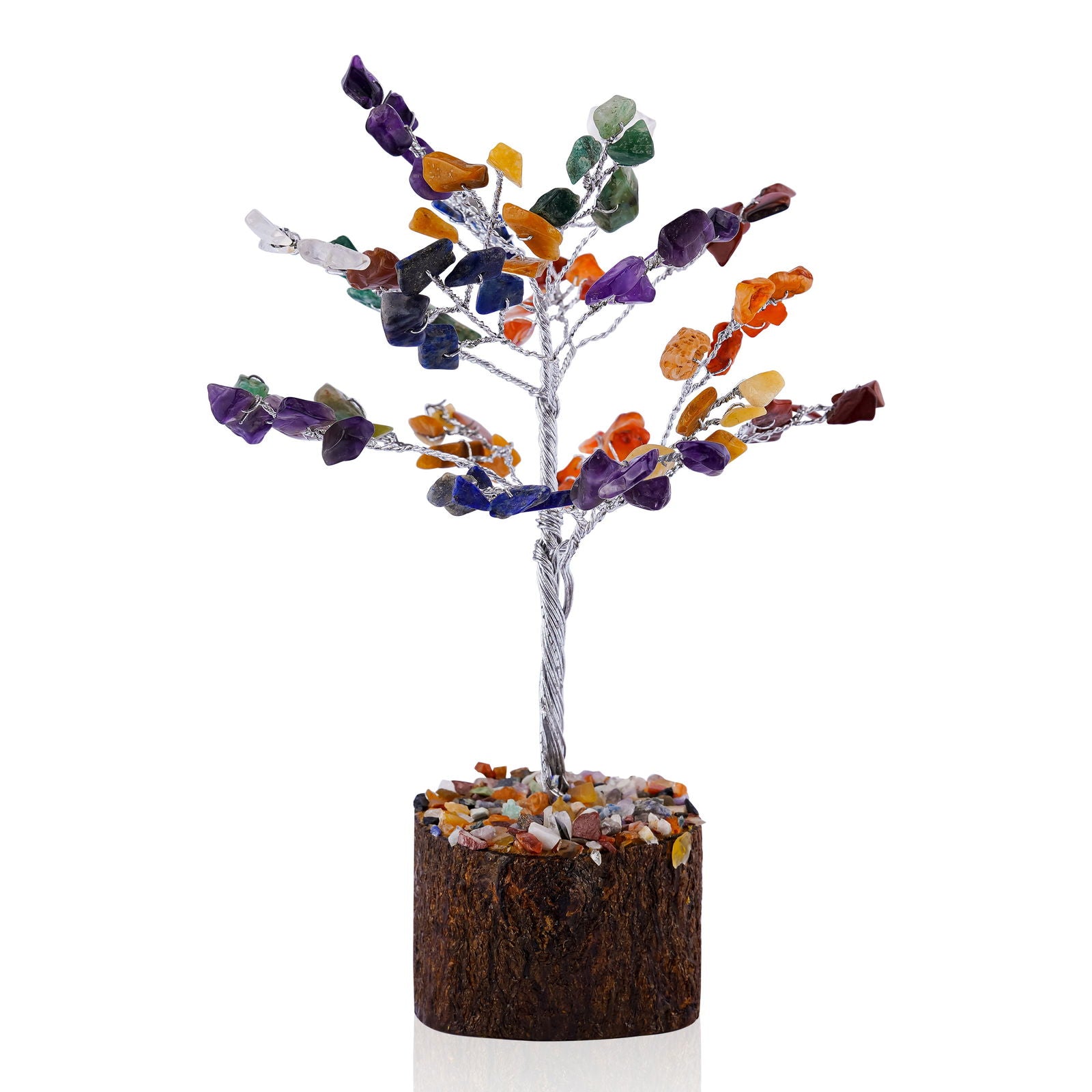 Small Seven Chakra Crystal Tree - Gemsmantra