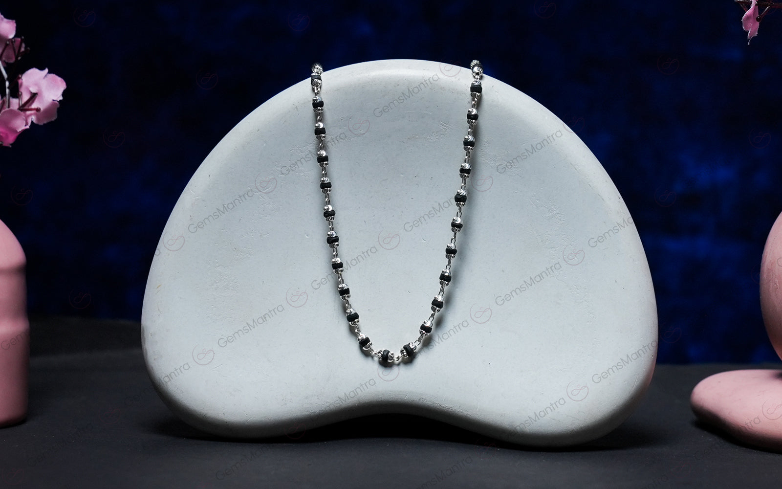 Sew Tulsi Mala Silver