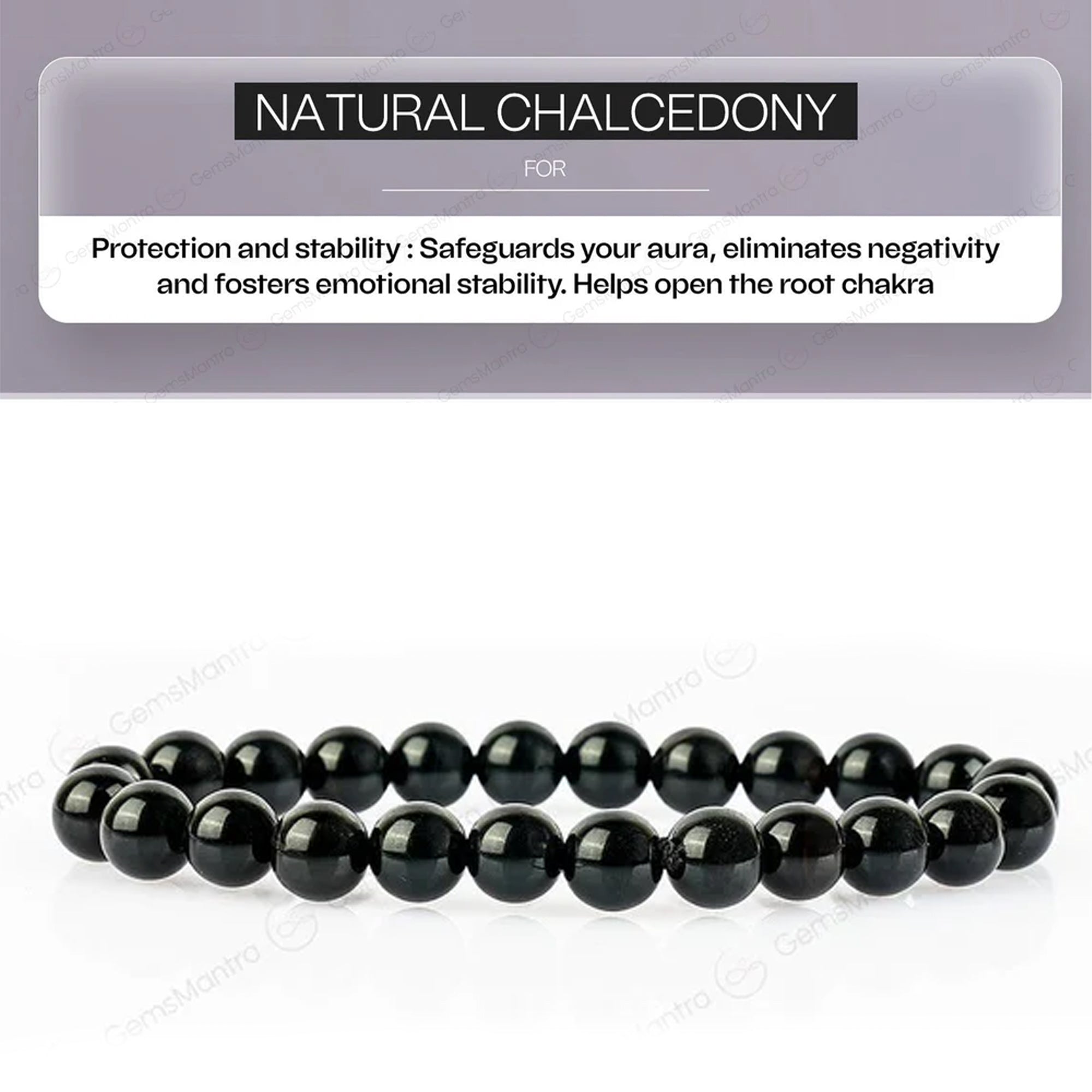 Black Agate Bracelet – Protection, Strength & Grounding