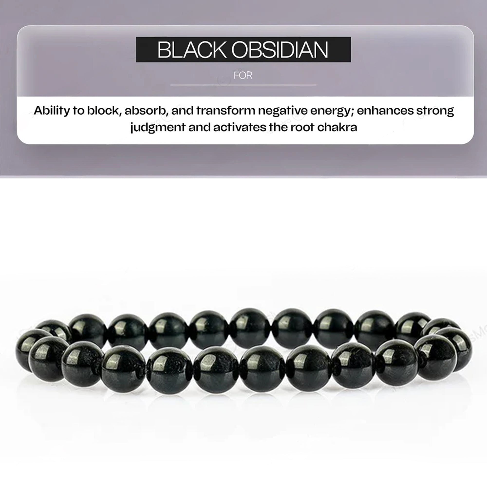 Black Obsidian Bracelet – Protection from Negativity