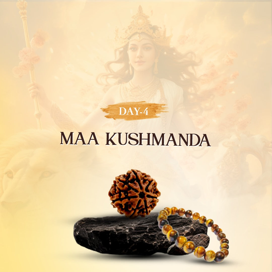 Day 4 - 7 Mukhi Rudraksha + Tiger Eye Bracelet
