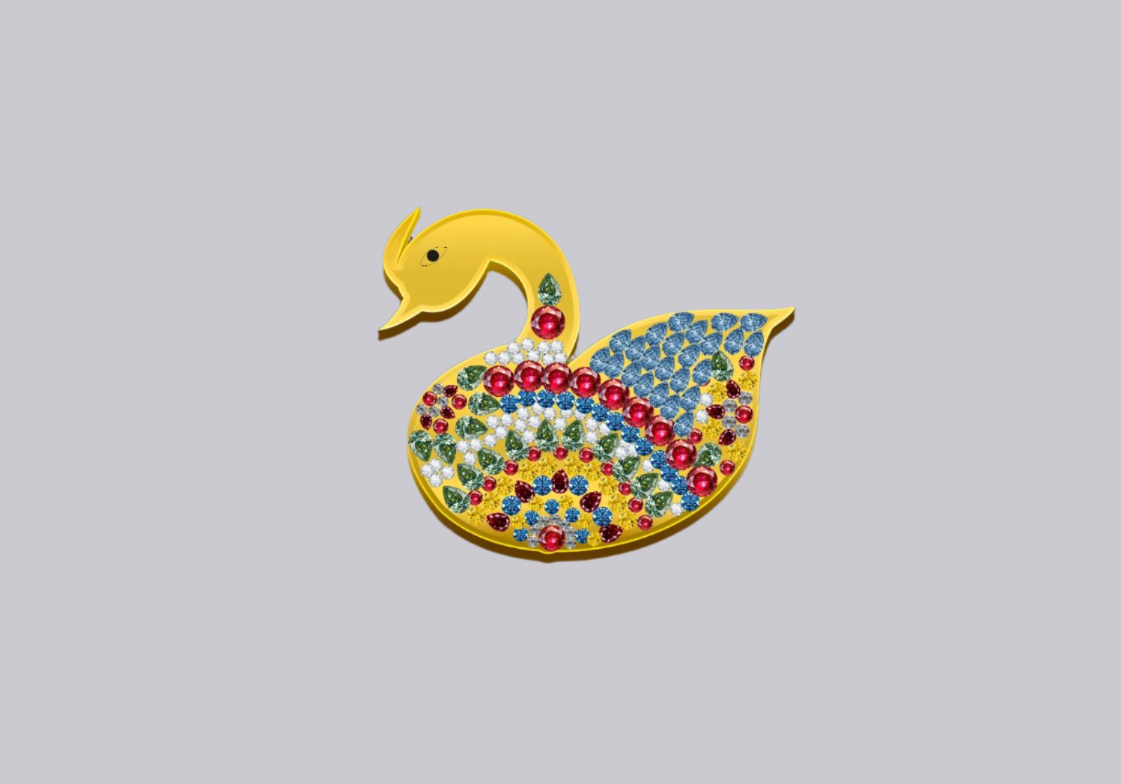 The Golden Swan - Pendant of Royalty