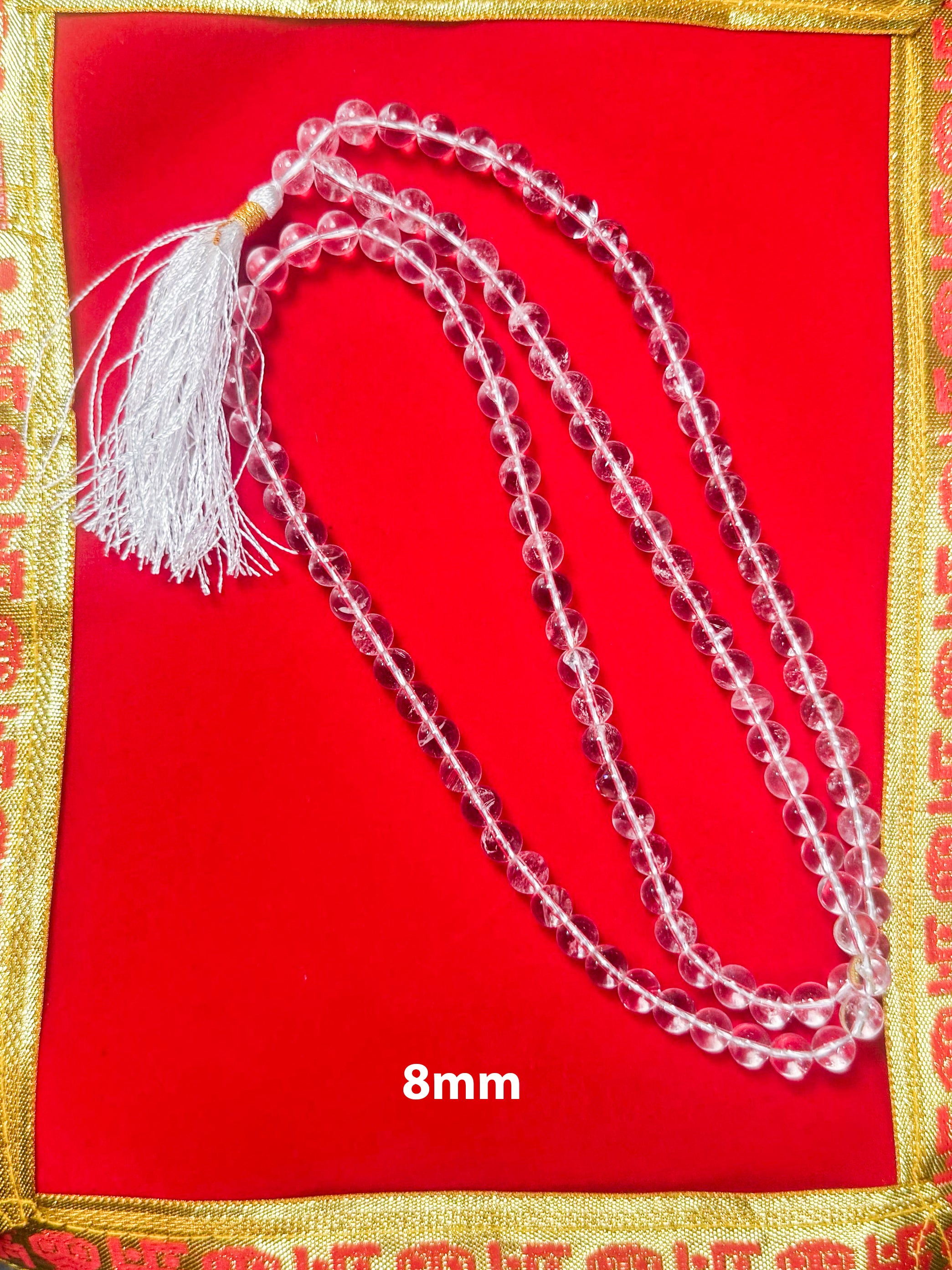 Sphatik Mala - 8mm Size