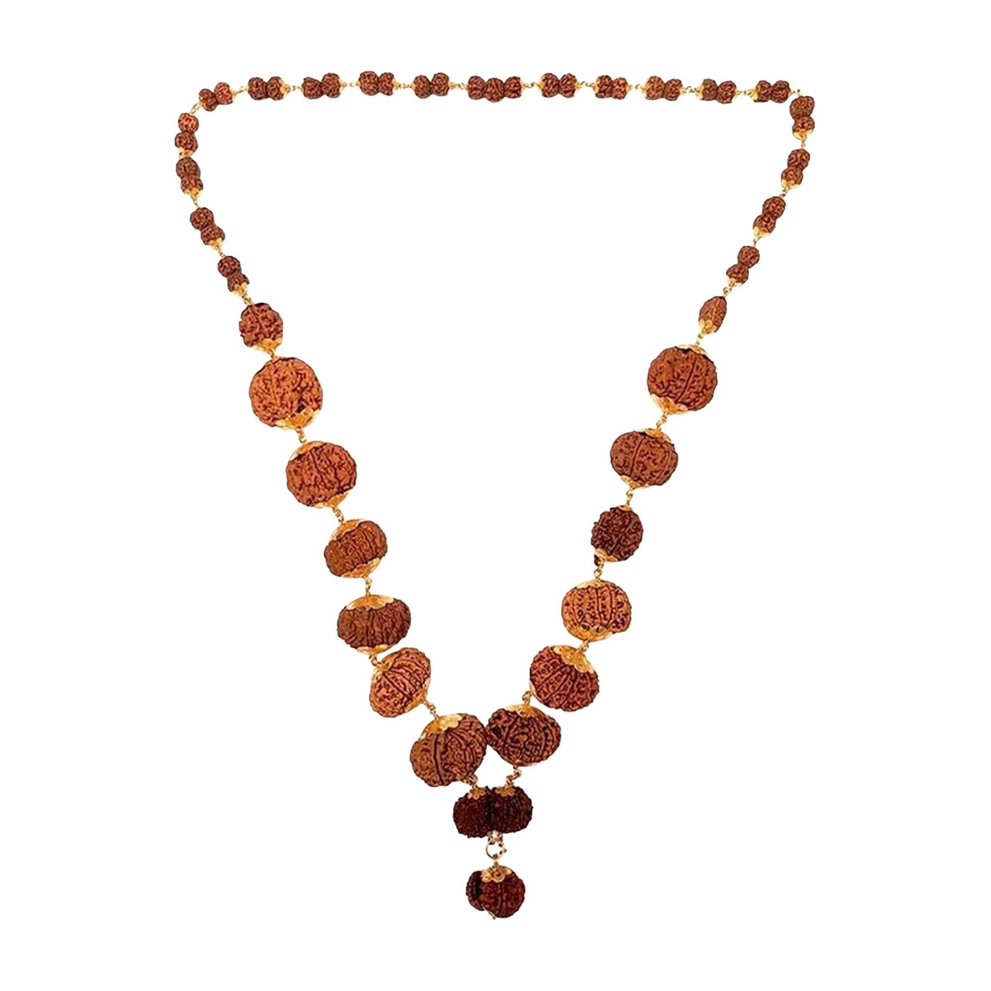 Sidha Mala With 22k Gold Chain