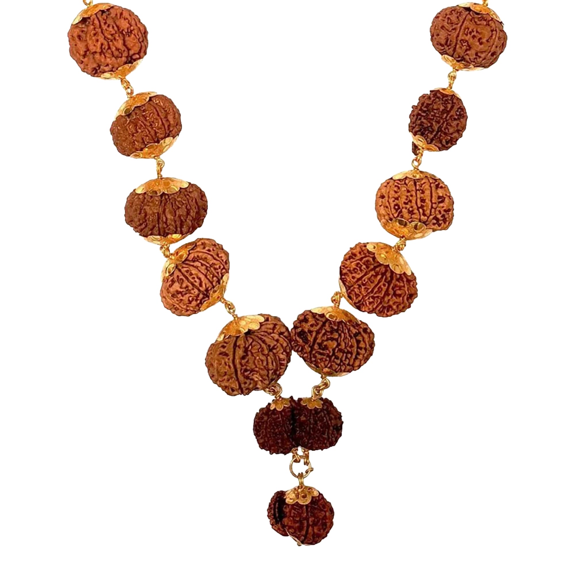 Sidha Mala With 22k Gold Chain