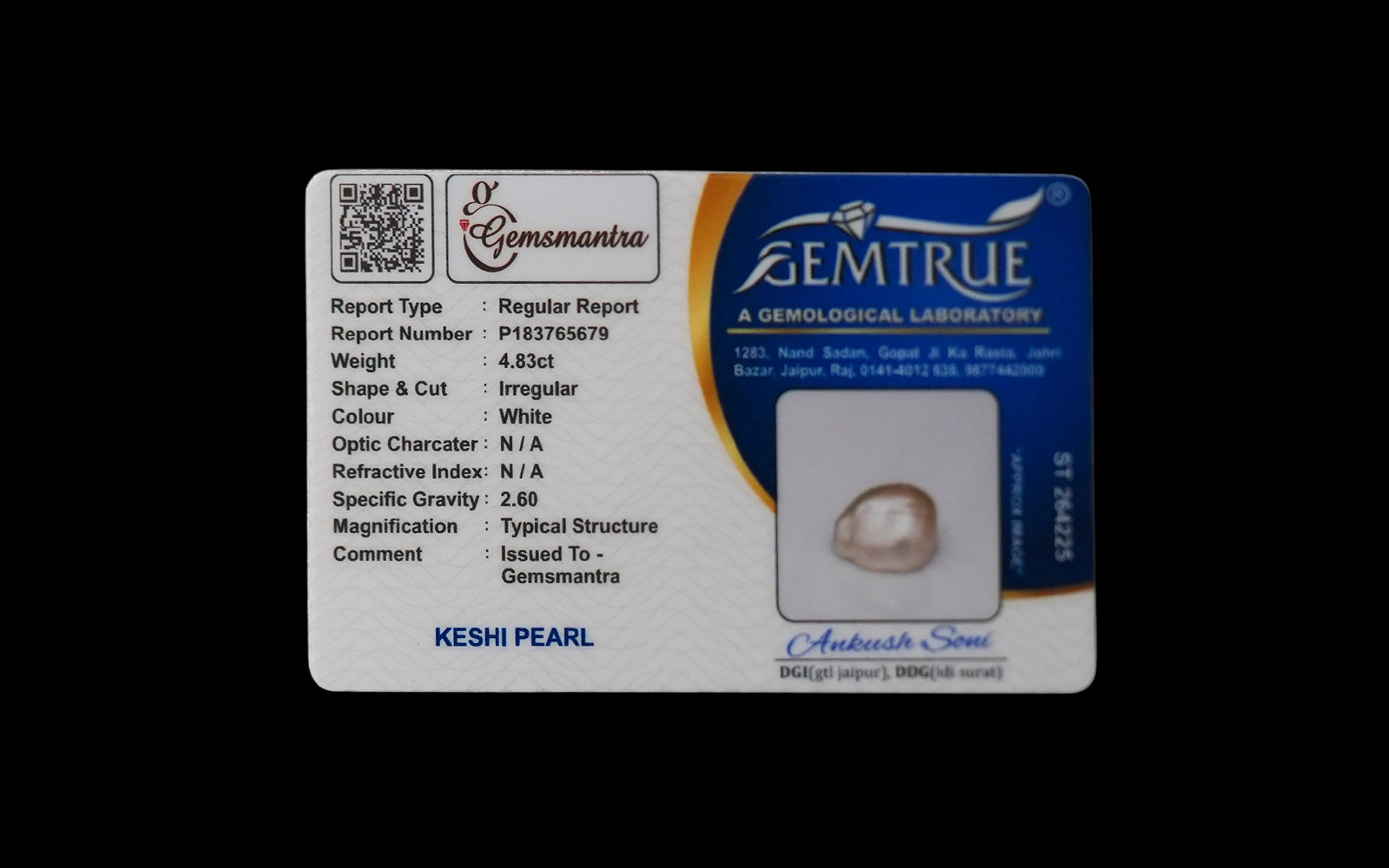 Keshi Pearl (4.83 Carats)