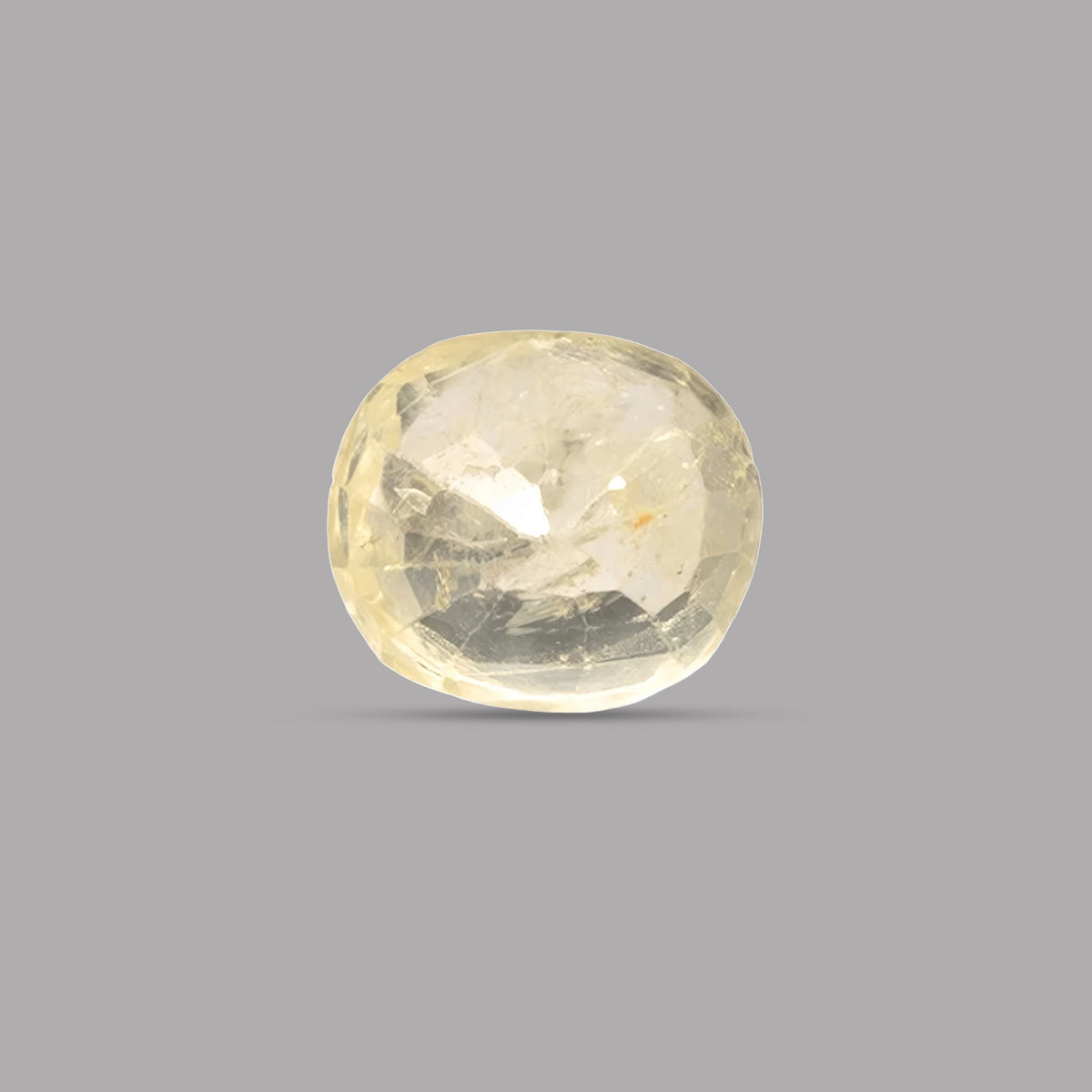 Yellow Sapphire (Pukhraj) – 4.67 Carat / 5.1 Ratti [GM08076]