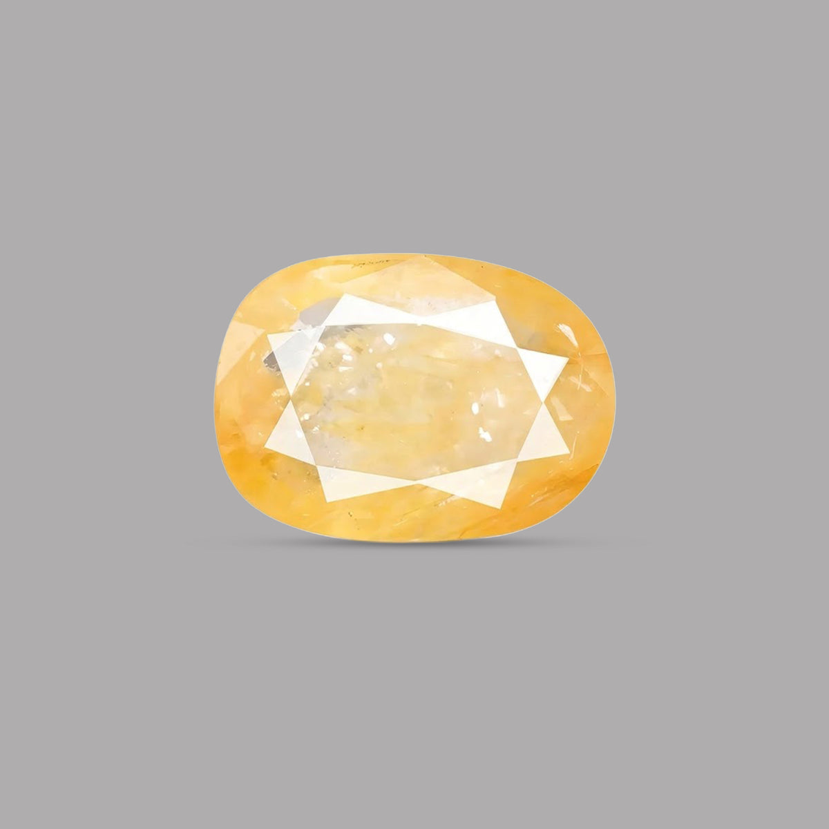 Yellow Sapphire (Pukhraj) – 4.79 Carat / 5.3 Ratti [GM02167]