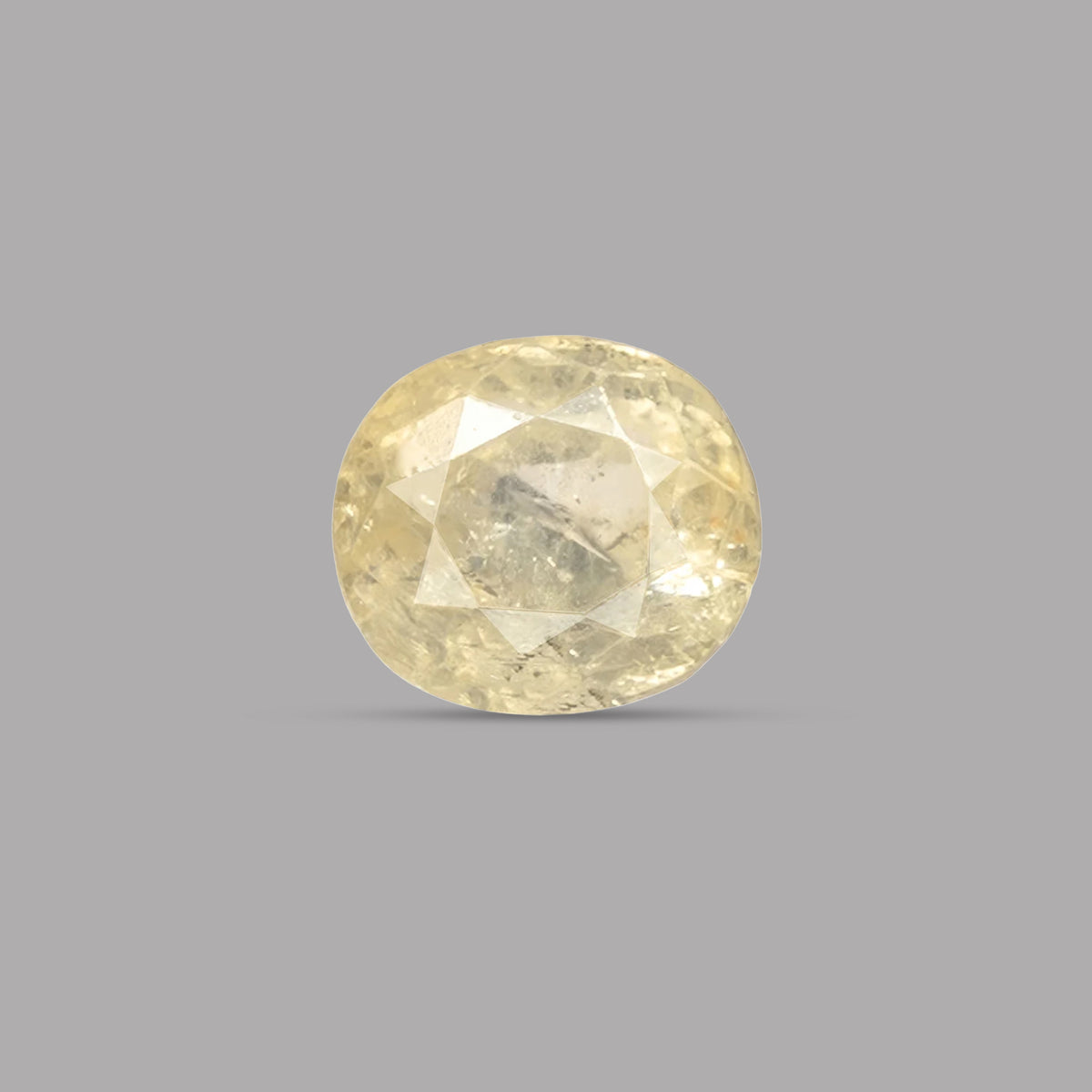 Yellow Sapphire (Pukhraj) – 4.67 Carat / 5.1 Ratti [GM08076]