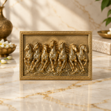 Seven horses Vastu frame, decorative artwork