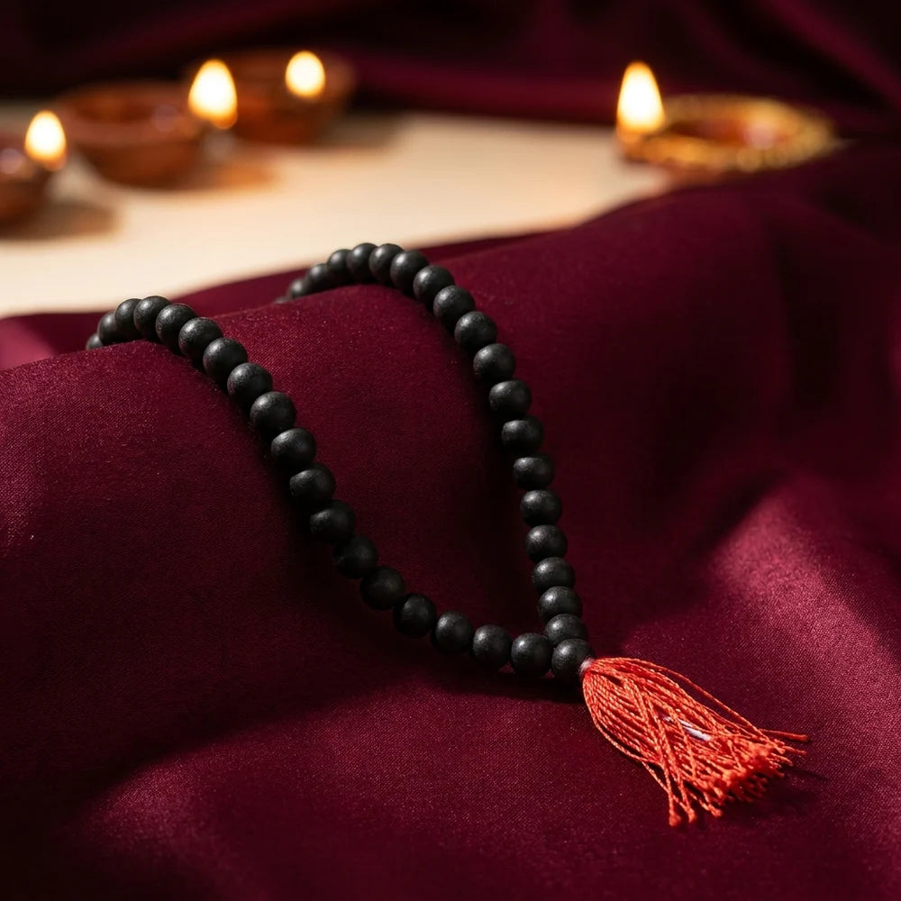 Karungali Mala – Original Ebony Wood, for Protection