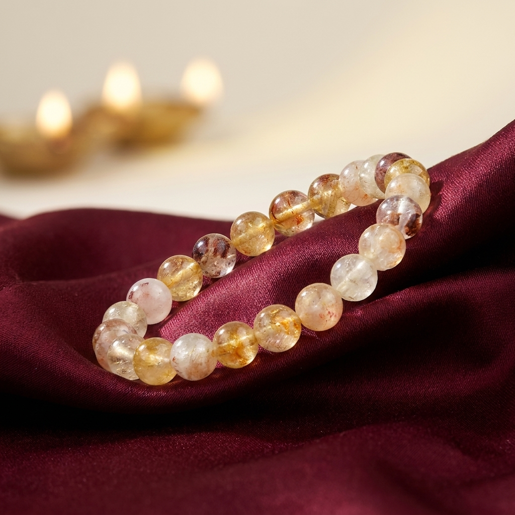 Wealth Attraction Trio — Citrine Bracelet