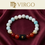 Virgo Kanya Rashi Bracelet - Amazonite Carnelian - GemsMantra