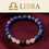 Libra Tula Rashi Bracelet - Lapis Lazuli Rose Quartz - GemsMantra