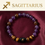 Sagittarius Dhanu Rashi Bracelet - Amethyst Tiger Eye - GemsMantra
