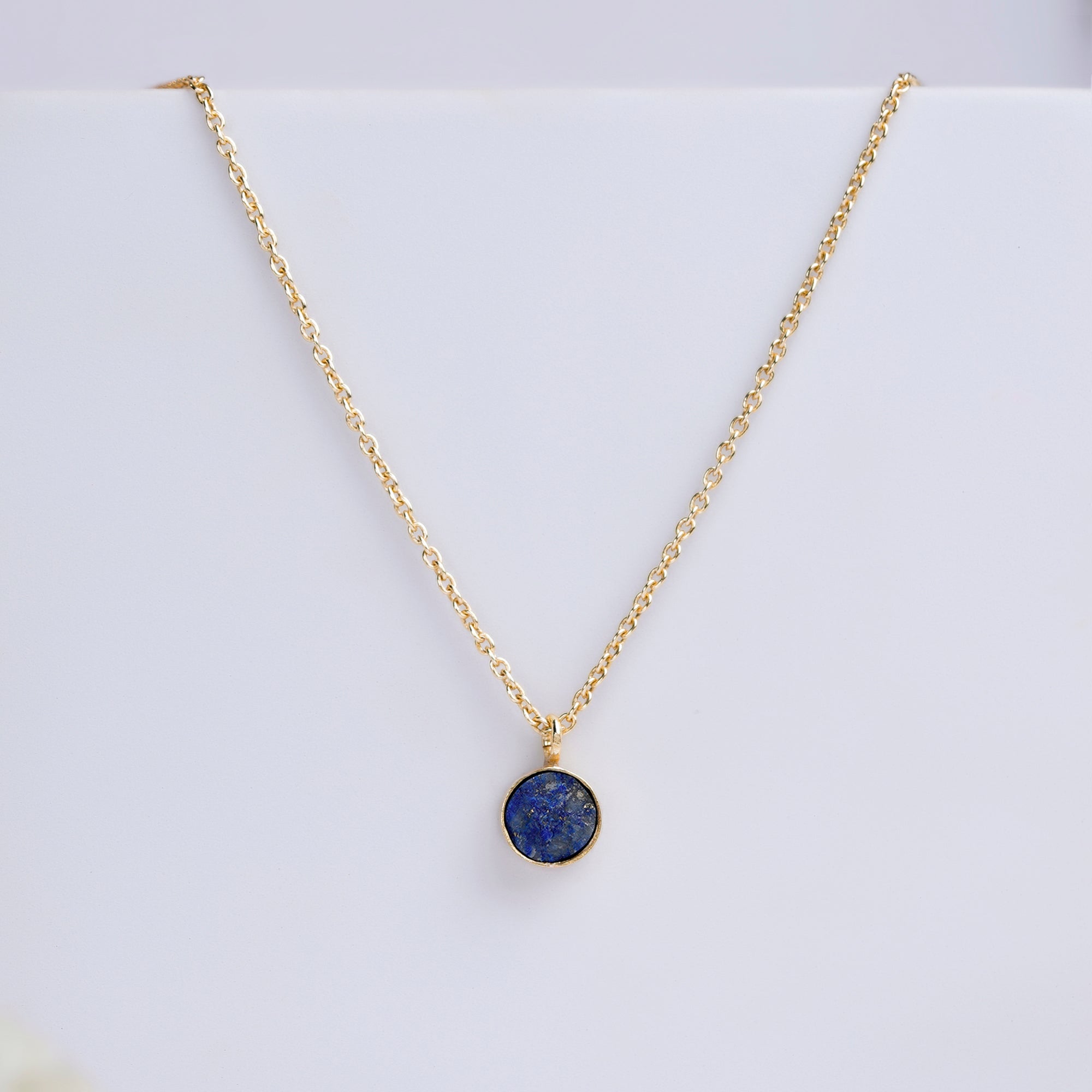 libra zodiac pendant necklace lapis lazuli birthstone charm