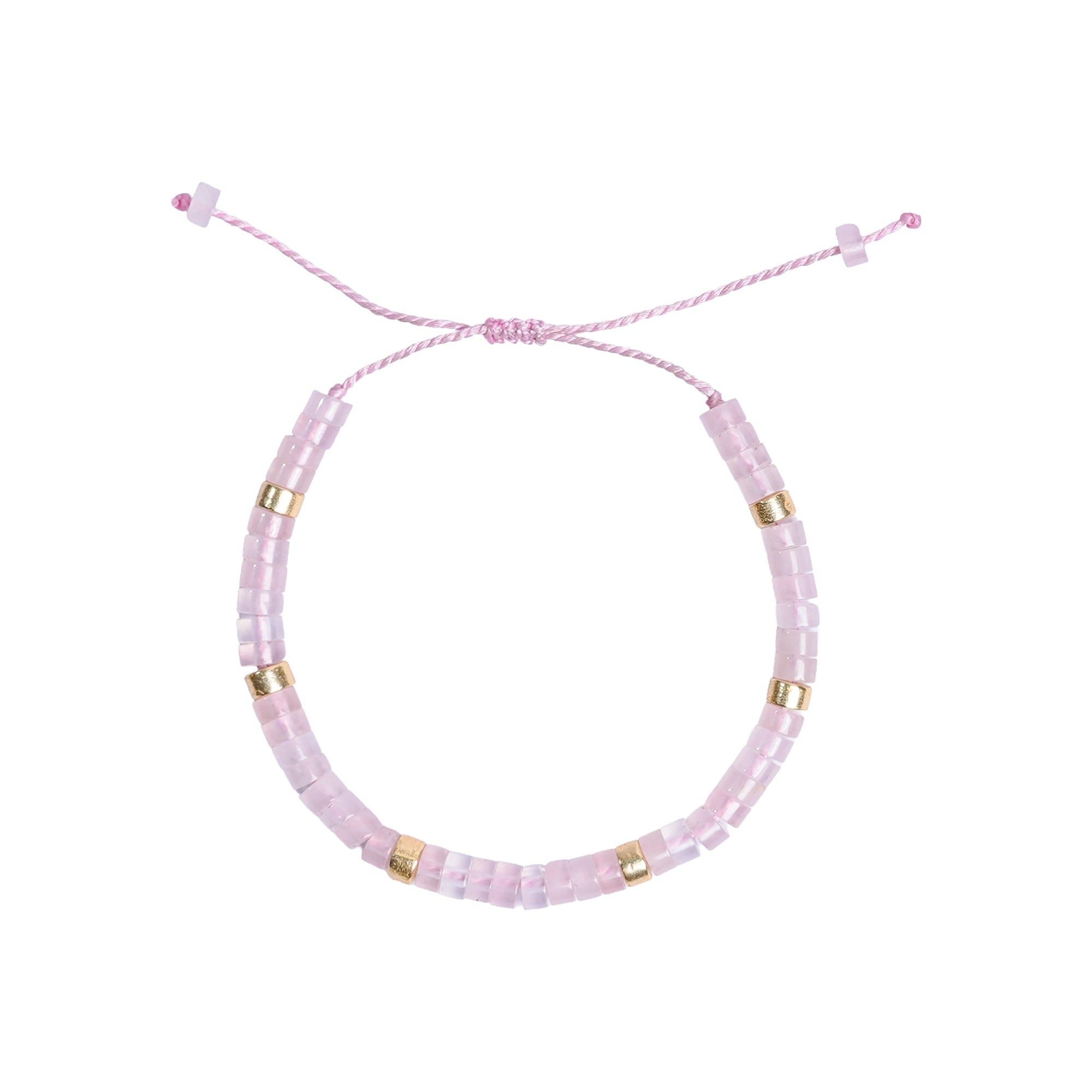natural rose quartz bracelet for love compassion emotional healing