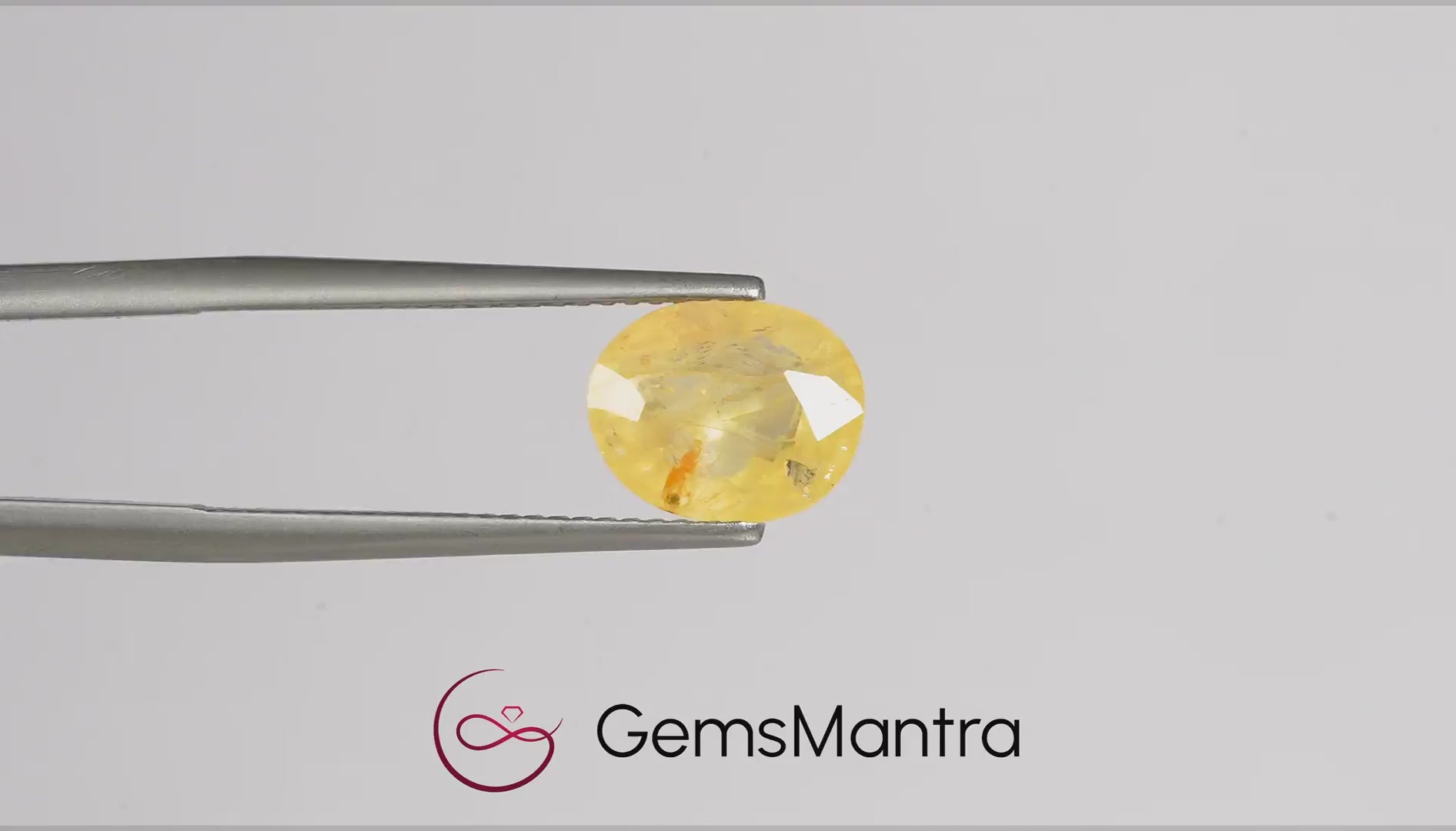 Ceylon Yellow Sapphire (Pukhraj) – 3.07 Carat / 3.4 Ratti [GM03064]