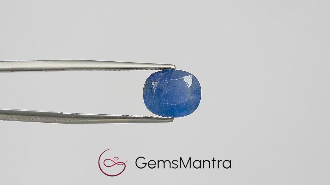Blue Sapphire (Neelam) – 3.36 Carat / 3.7 Ratti [GM08012]