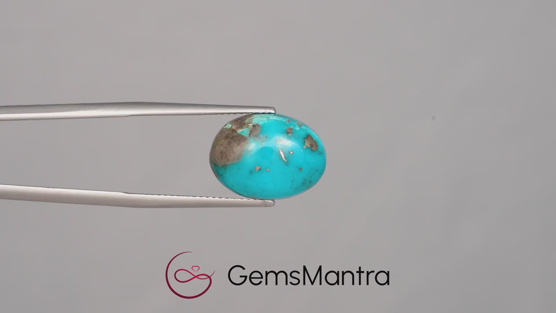 Turquoise (Firoza) – 7.82 Carat / 8.6 Ratti [GM09880]