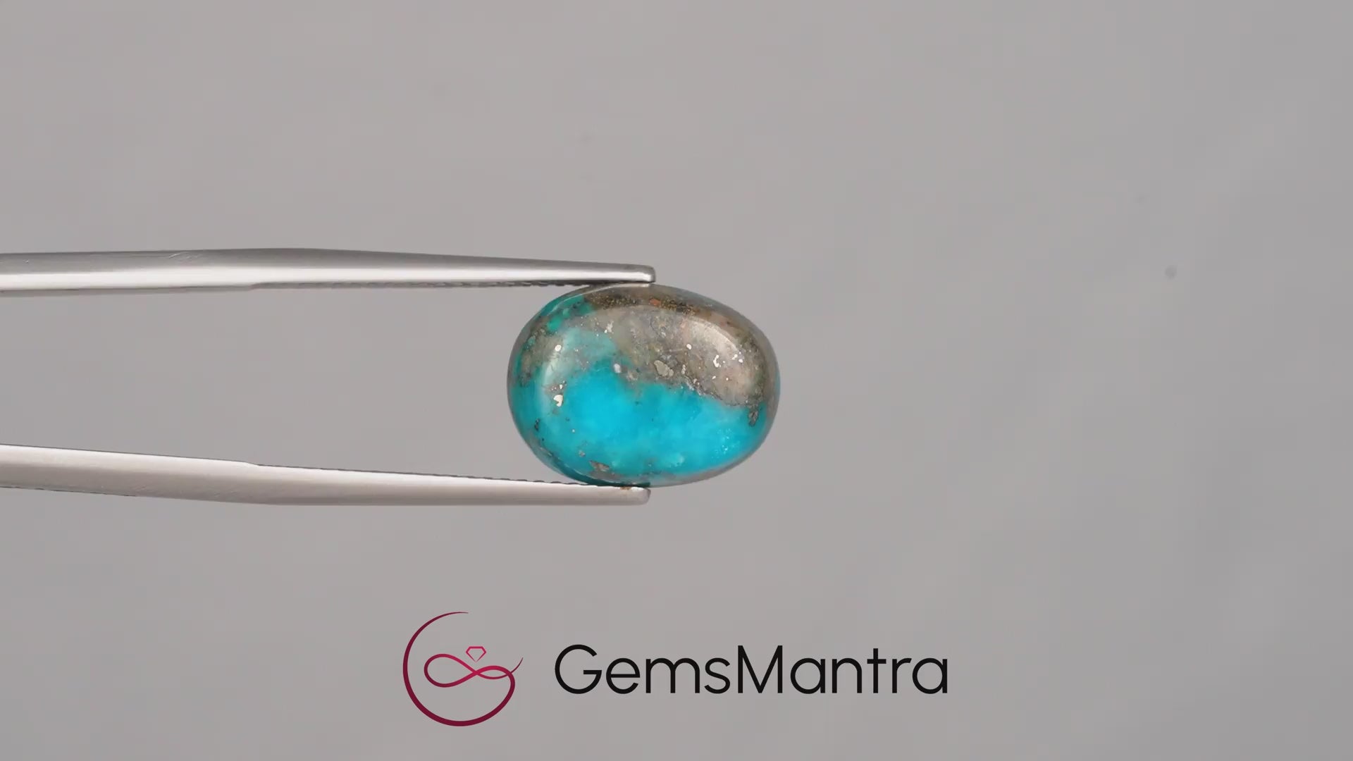 Turquoise (Firoza) – 7.18 Carat / 7.9 Ratti [GM09885]